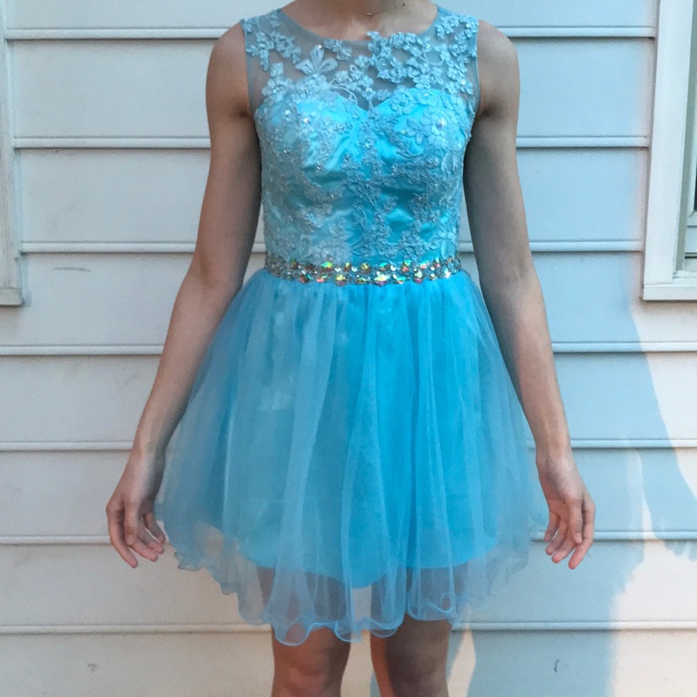 Never worn Cinderella Blue Party Dress